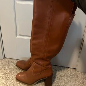 Vince Camuto tan over the knee boots